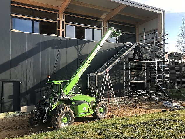 Hubarbeiten mit Merlo